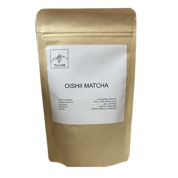 Žalioji arbata Oishii Matcha, Tealure 50g